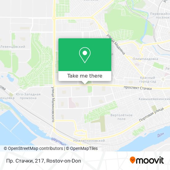 Пр. Стачки, 217 map