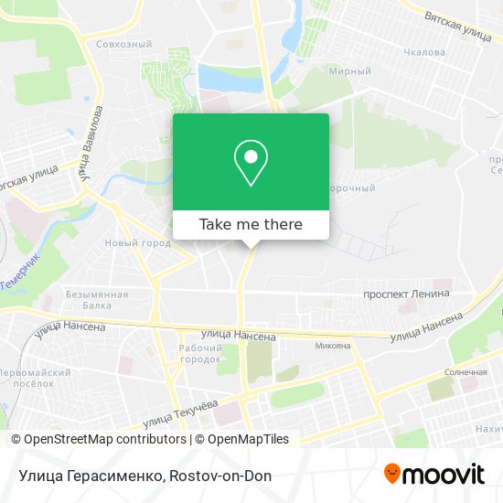 Улица Герасименко map