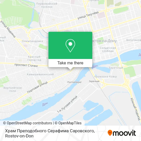 Храм Преподобного Серафима Саровского map