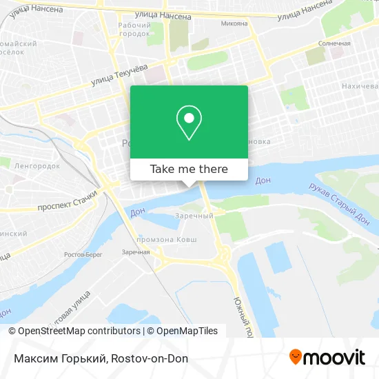 Максим Горький map