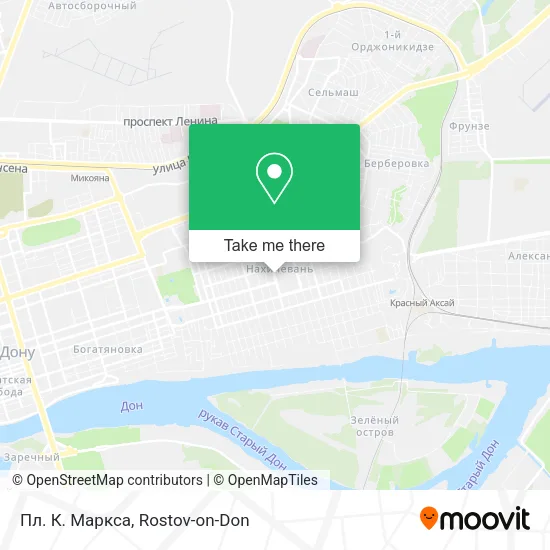 Пл. К. Маркса map