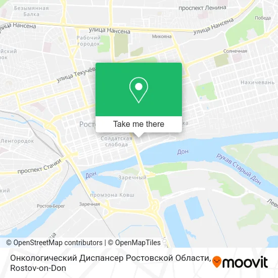 Онкологический Диспансер Ростовской Области map