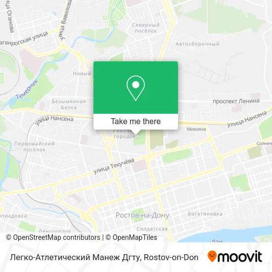 Легко-Атлетический Манеж Дгту map