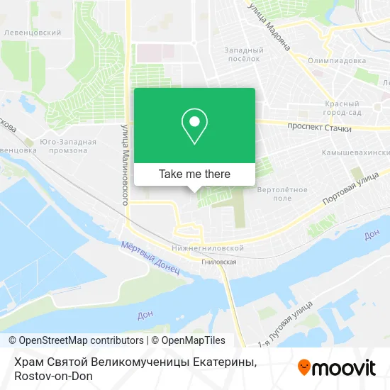 Храм Святой Великомученицы Екатерины map