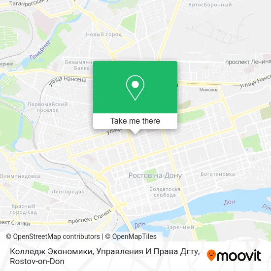 Колледж Экономики, Управления И Права Дгту map