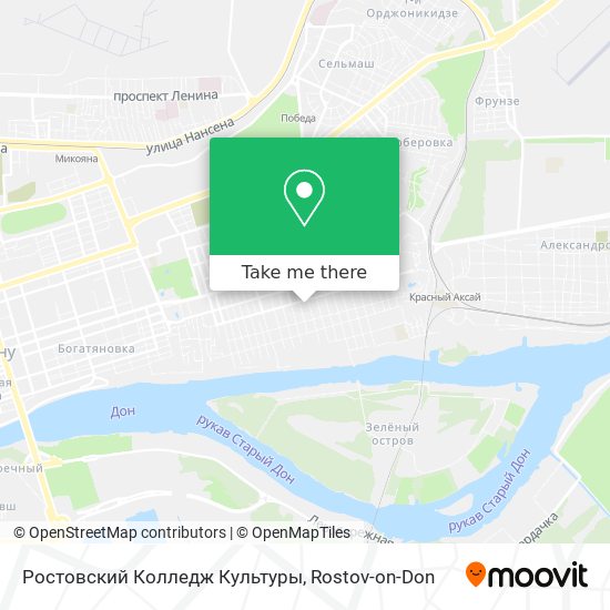 Ростовский Колледж Культуры map