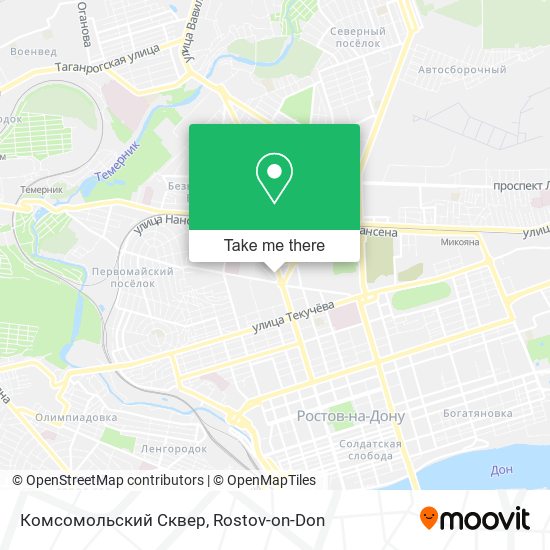 Комсомольский Сквер map