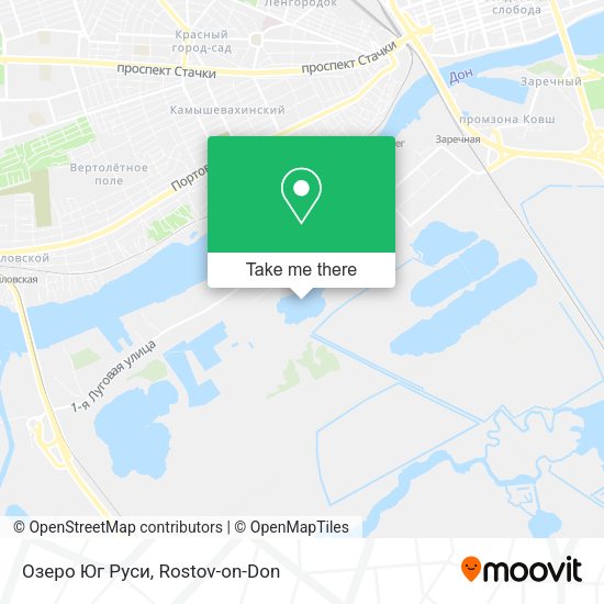 Озеро Юг Руси map