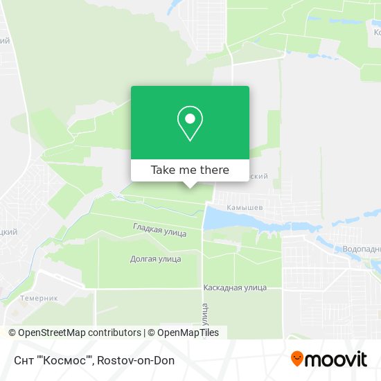 Снт ""Космос"" map