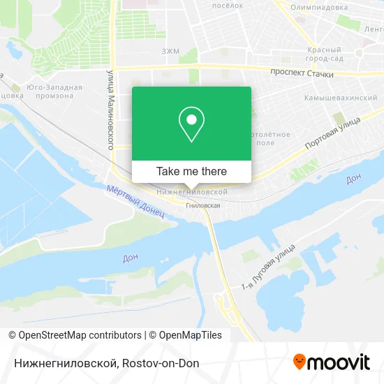 Нижнегниловской map