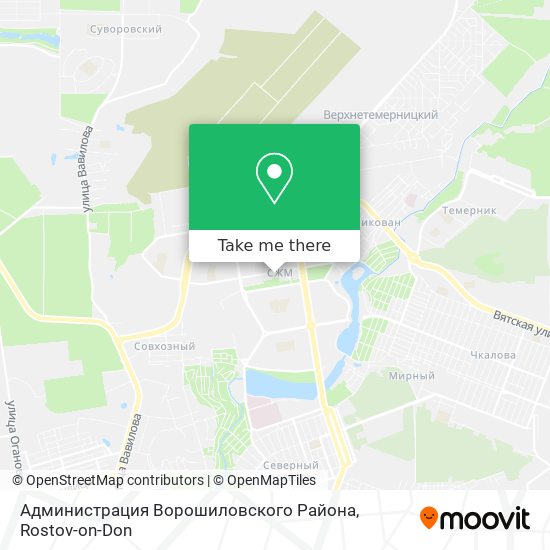 Администрация Ворошиловского Района map