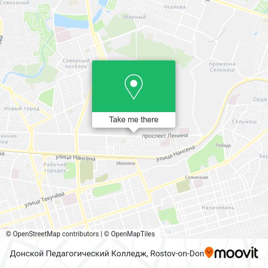 Донской Педагогический Колледж map