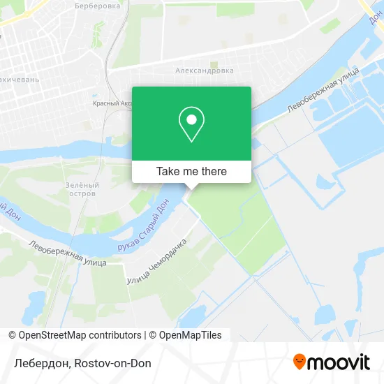 Лебердон map