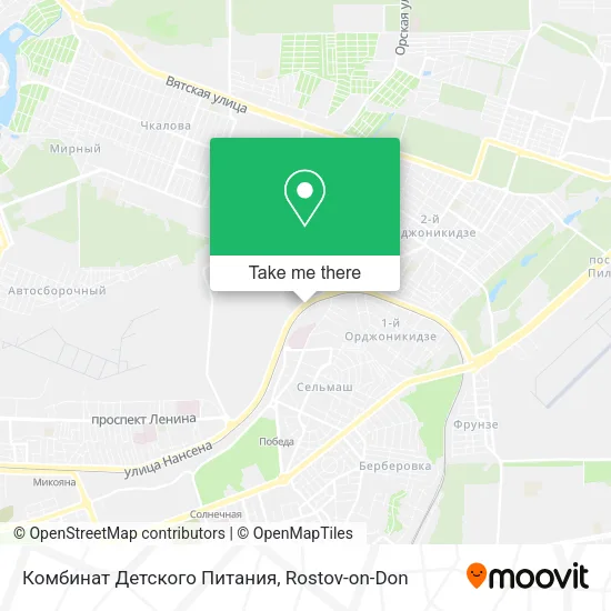 Комбинат Детского Питания map