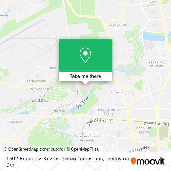 1602 Военный Клинический Госпиталь map
