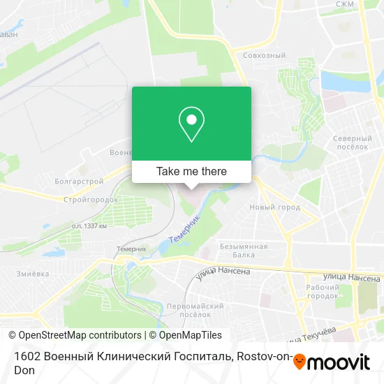 1602 Военный Клинический Госпиталь map