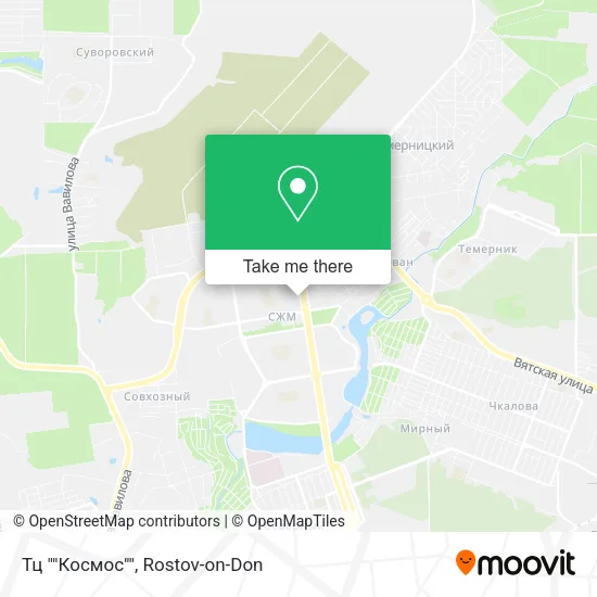 Тц ""Космос"" map