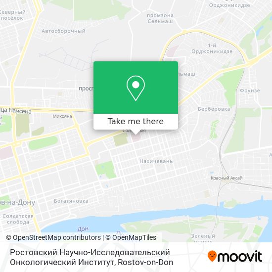 Ростовский Научно-Исследовательский Онкологический Институт map