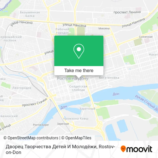Дворец Творчества Детей И Молодёжи map