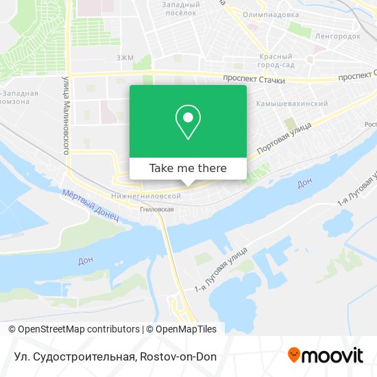 Ул. Судостроительная map