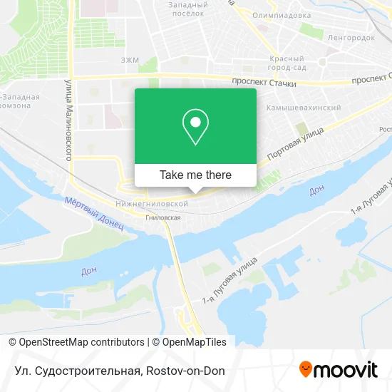 Ул. Судостроительная map