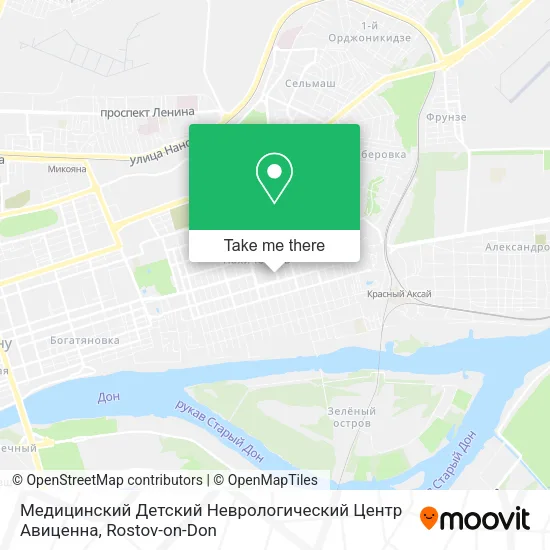 Медицинский Детский Неврологический Центр Авиценна map