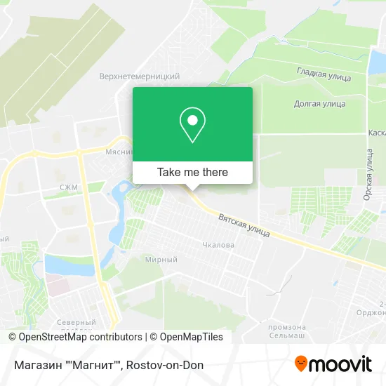 Магазин ""Магнит"" map