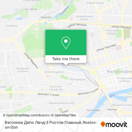 Вагонное Депо Лвчд-3 Ростов-Главный map