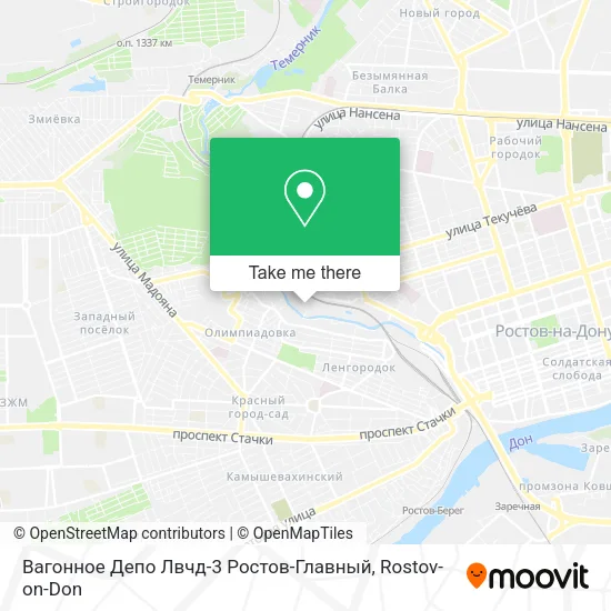 Вагонное Депо Лвчд-3 Ростов-Главный map