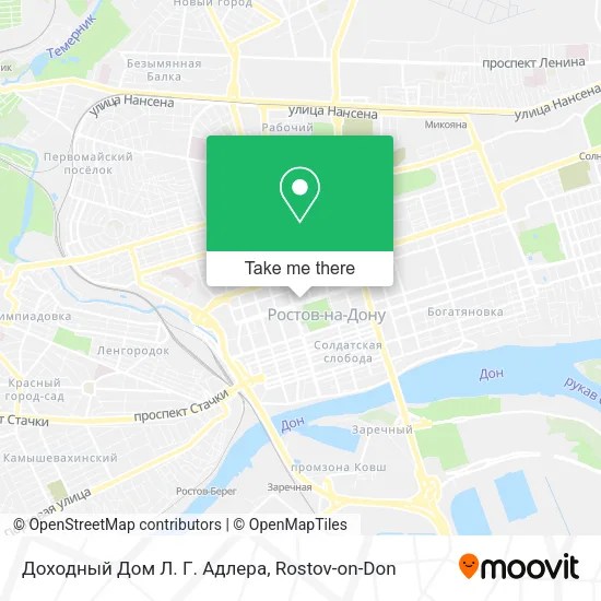 Доходный Дом Л. Г. Адлера map