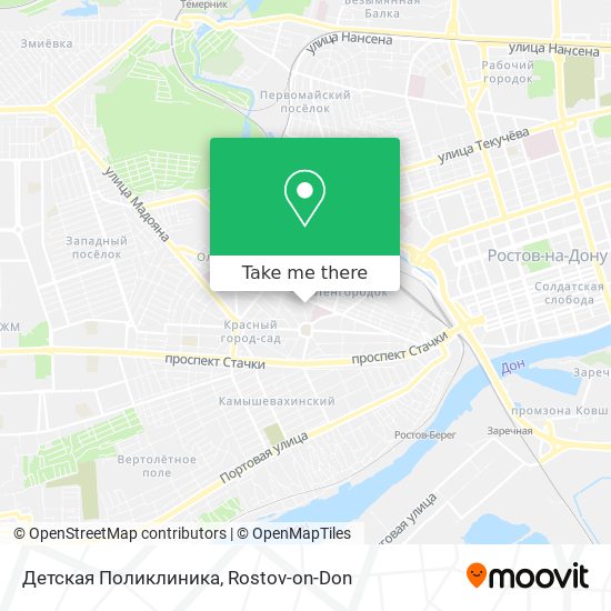 Детская Поликлиника map