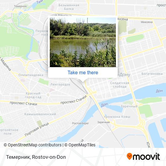 Темерник map
