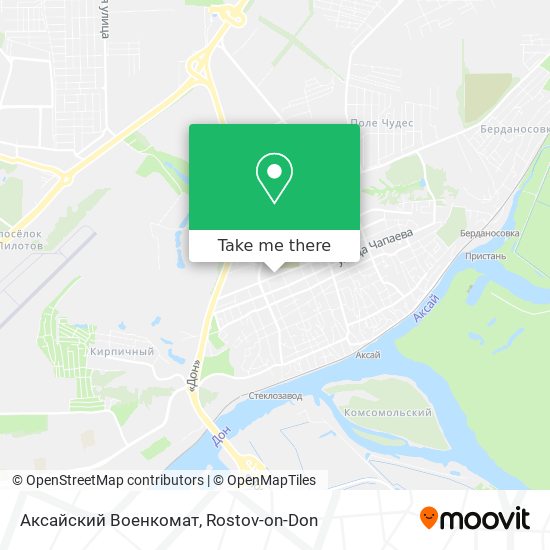 Аксайский Военкомат map