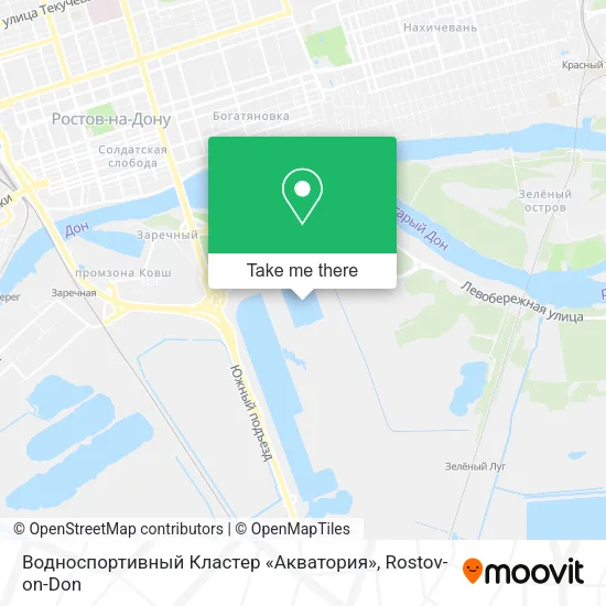 Водноспортивный Кластер «Акватория» map