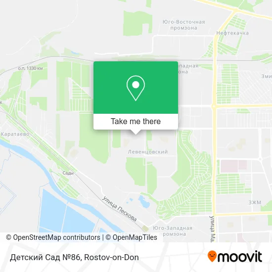 Детский Сад №86 map