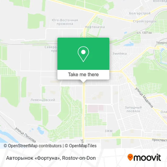 Авторынок «Фортуна» map