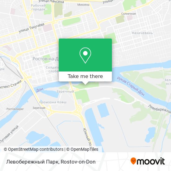 Левобережный Парк map