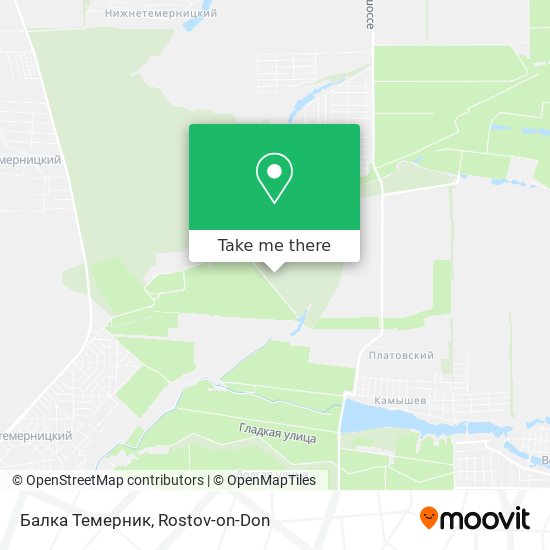 Балка Темерник map