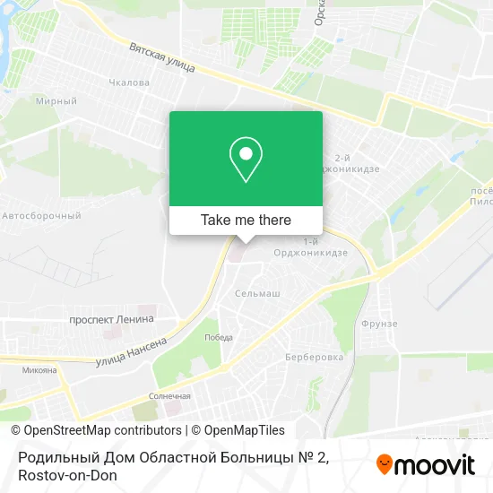 Родильный Дом Областной Больницы № 2 map