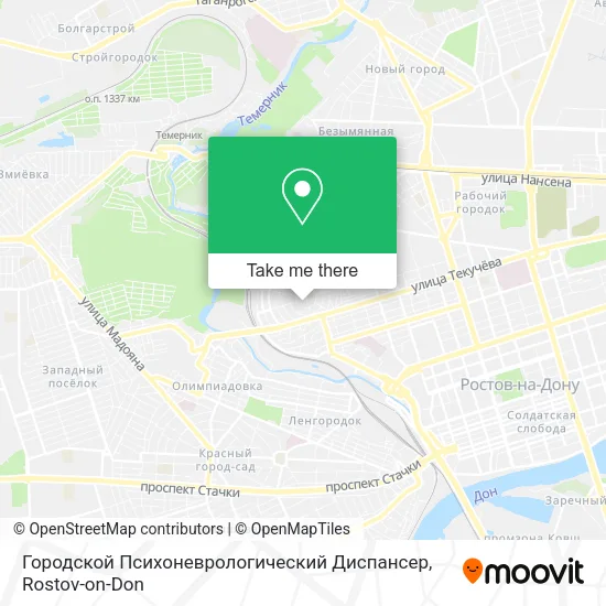 Городской Психоневрологический Диспансер map