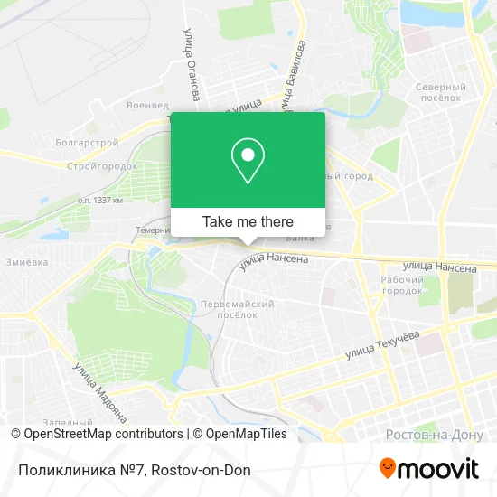 Поликлиника №7 map