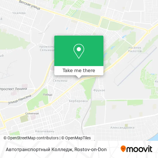 Автотранспортный Колледж map