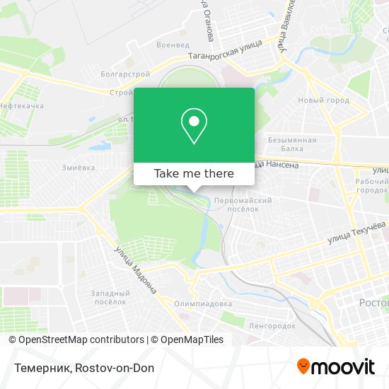 Темерник map