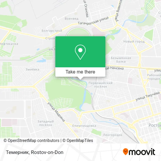 Темерник map