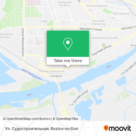 Ул. Судостроительная map