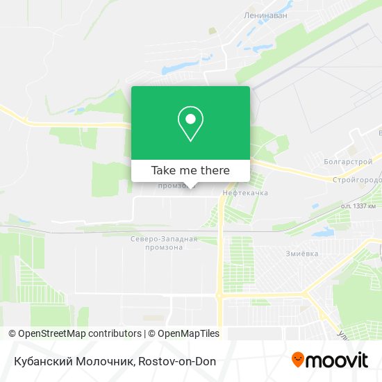 Кубанский Молочник map