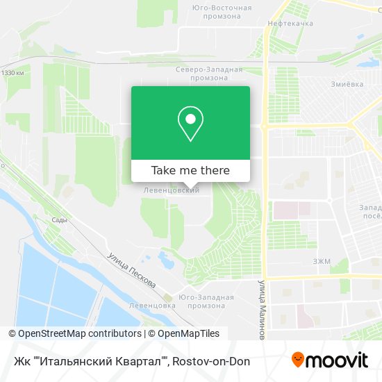Жк ""Итальянский Квартал"" map