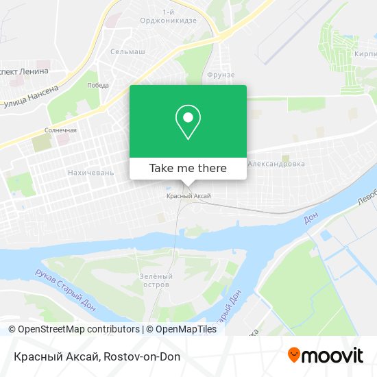 Красный Аксай map