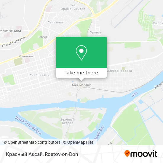 Красный Аксай map