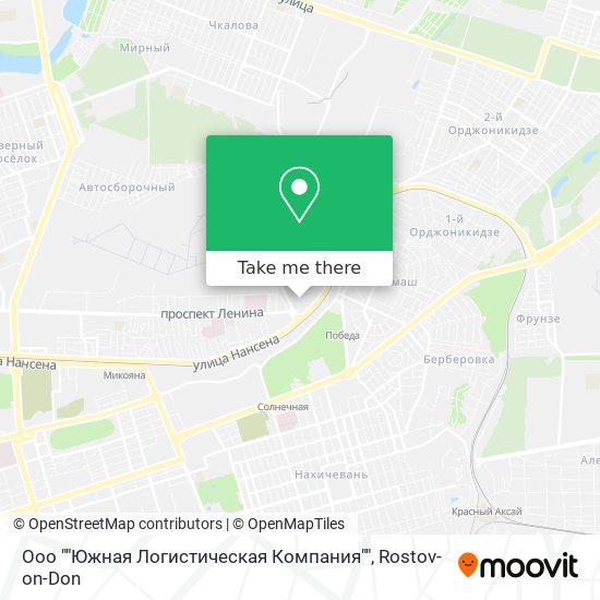 Ооо ""Южная Логистическая Компания"" map